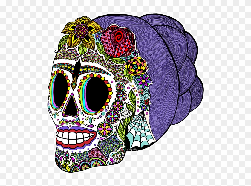 Click And Drag To Re-position The Image, If Desired - Calavera #1721318