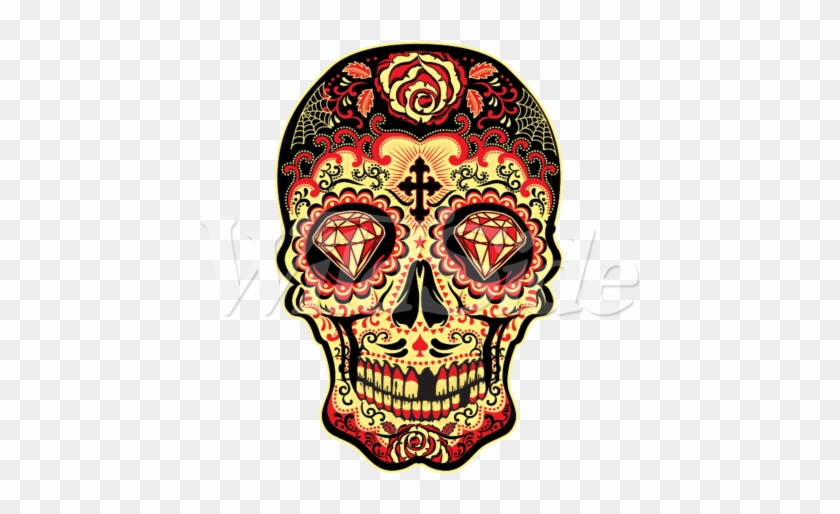 Day Of Dead Sugar Skull - Day Of The Dead Culture Skulls #1721321