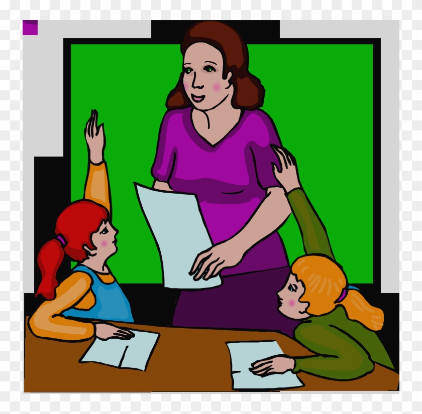 Teacher Teaching Clipart #1721373