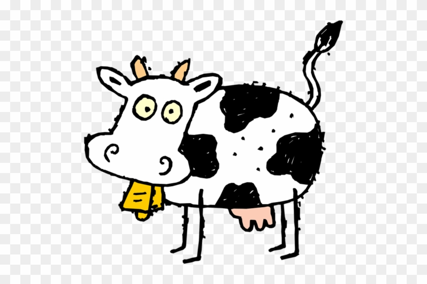 Irgendwann Standen Wir Rastenderweise Neben Einer Kuhwiese - Funny Cartoon Cow Png #1721592
