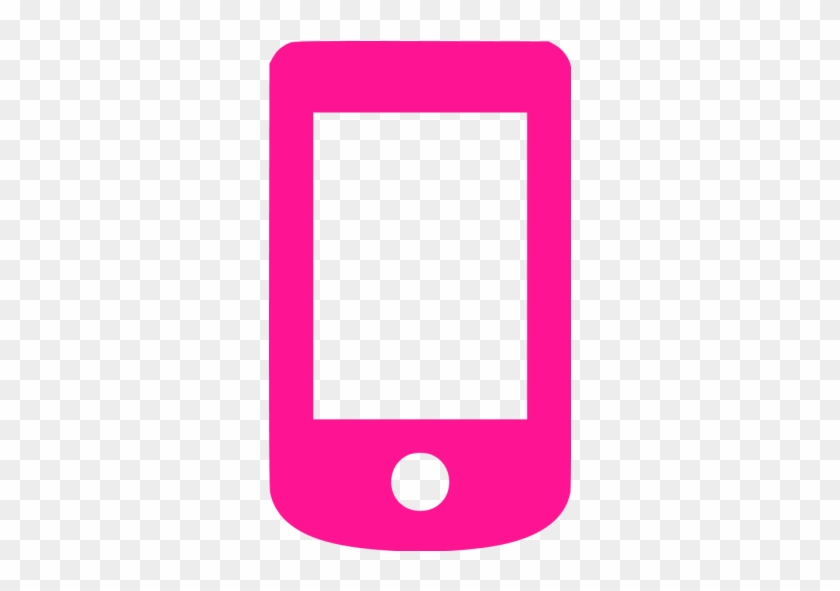 Deep Mobile Icon Free Icons - Mobile Icon Png Pink #1721618