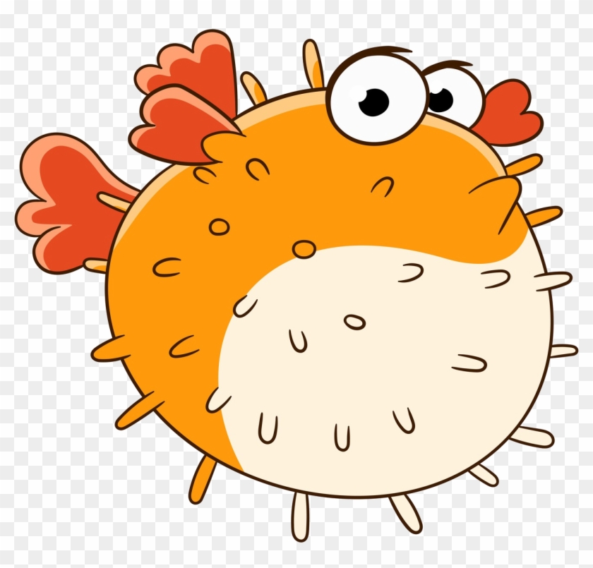 Toter Fisch Und Gerüch E - Blowfish Clipart #1721626