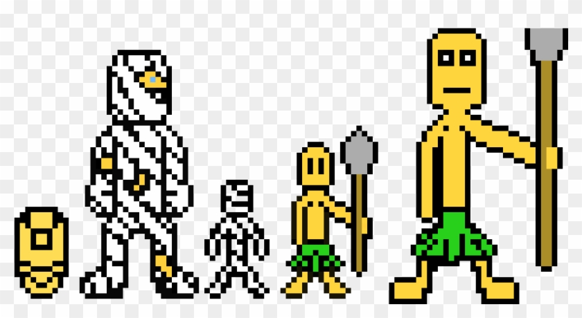 Ancient Egyptian Pharaoh - Egyptian Pixel Art Transparent #1721818