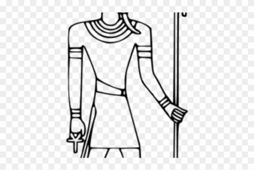 Egyptian Clipart Pharaoh Head - Anubis Drawing #1721825
