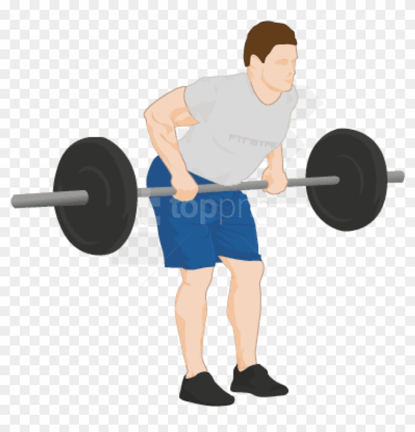 Free Png Download Bent Barbell Clipart Png Photo Png - Weight Row #1721830