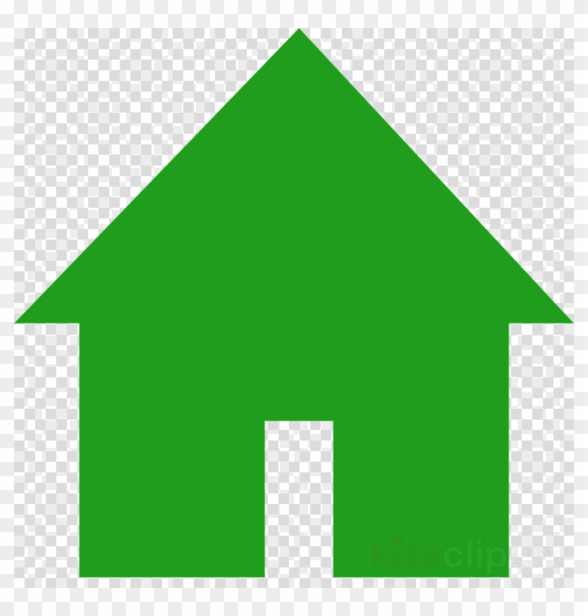 Green House Icon Png Clipart Green Home Computer Icons - Aids Logo Png Black #1721855