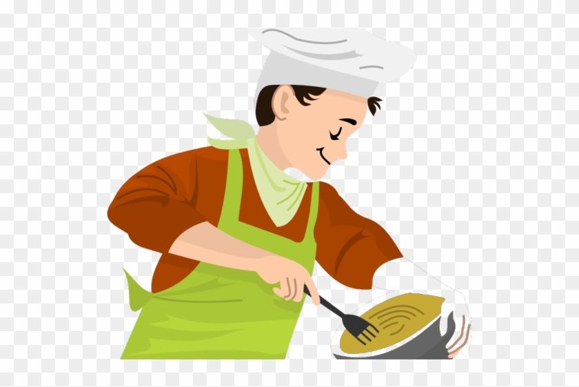 Medieval Clipart Cook - Chef Cooking Hd Png #1721870