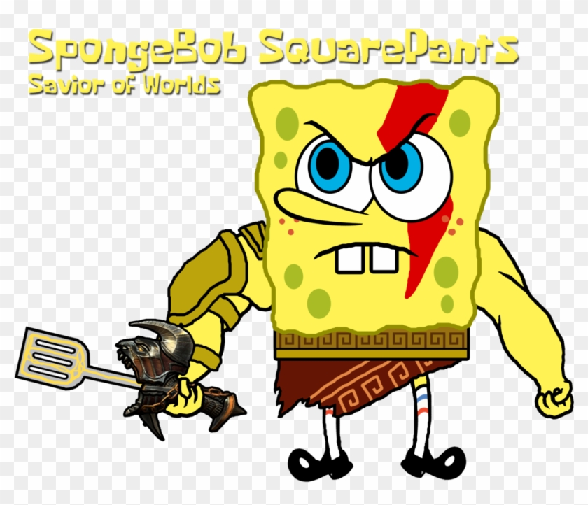 Spongebob Squarepants Download Transparent Png Image - Spongebob God Of War #1721910