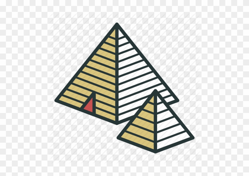 Tourism Clipart Great Pyramid Of Giza Egyptian Pyramids - Triangle #1722063
