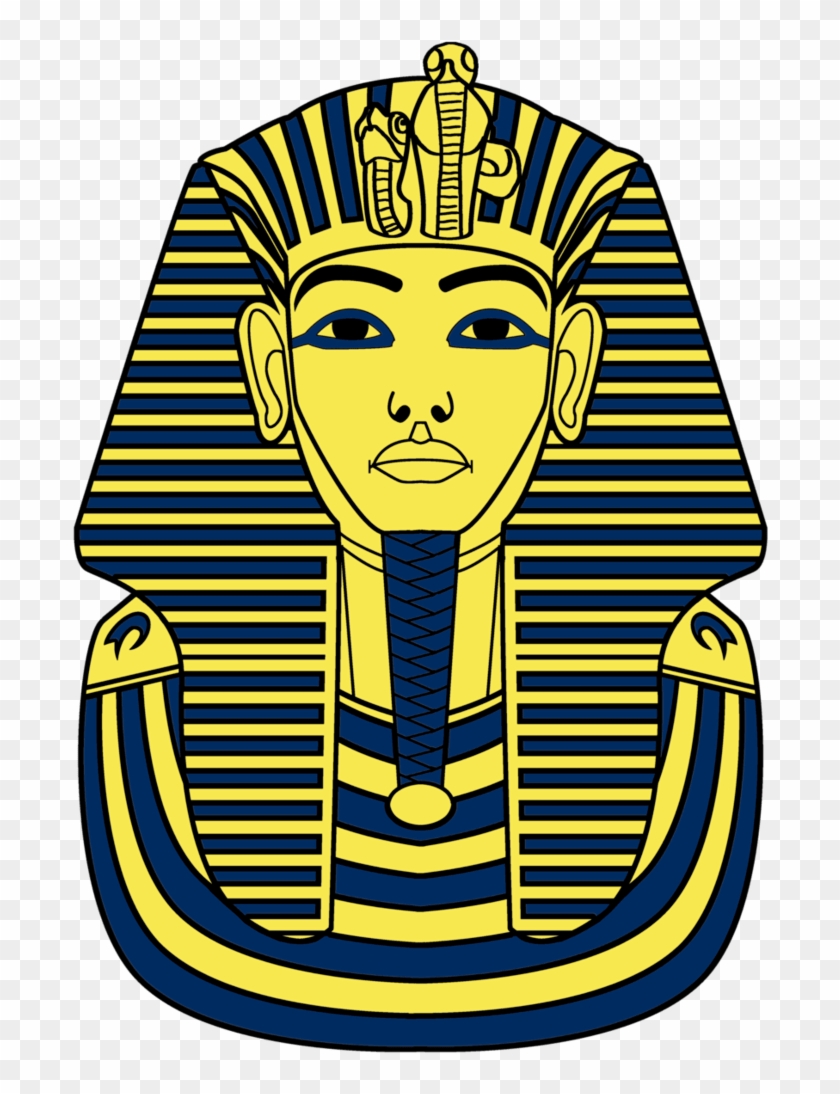 Egyptian Queen Clipart King Tut - Draw King Tut Mask #1722064
