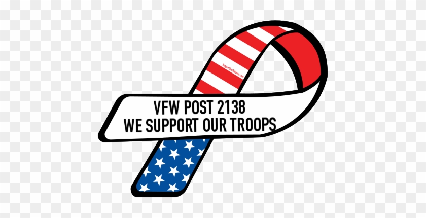 Clip Art Download Custom Ribbon Vfw Post - Rainbow Ribbon For Cancer #1722180