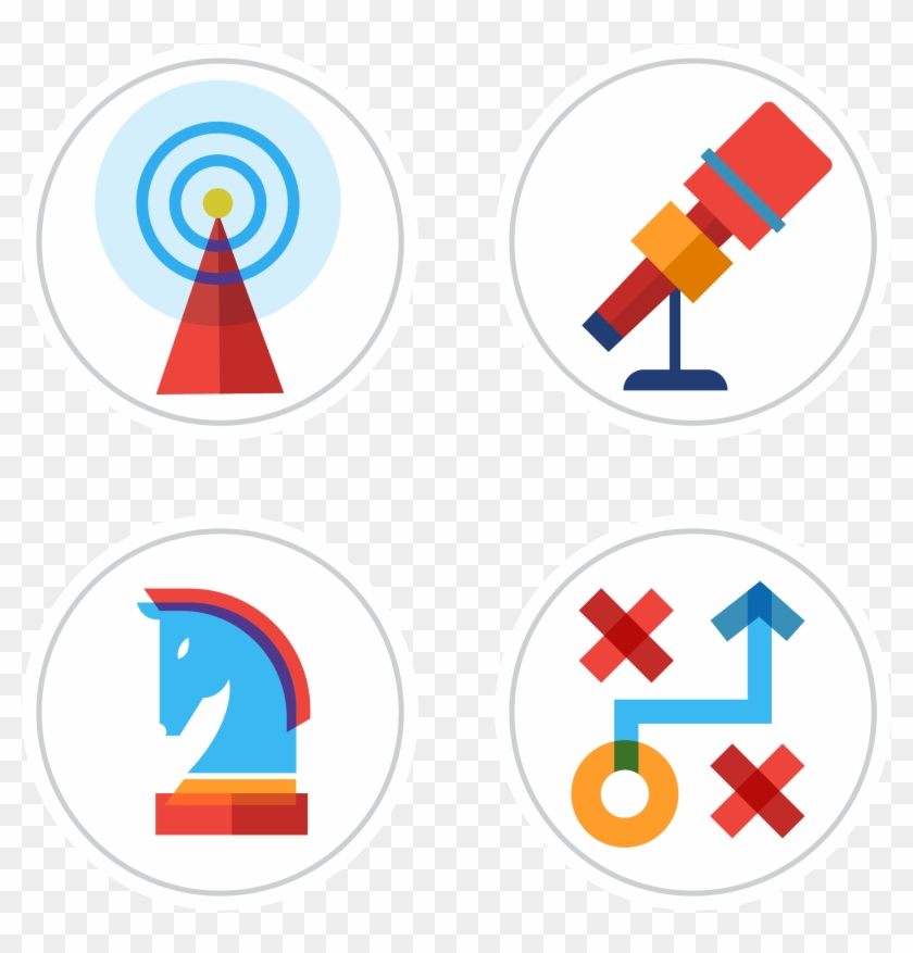 Custom Icons Match The Transparent Illustration Style - Circle #1722229