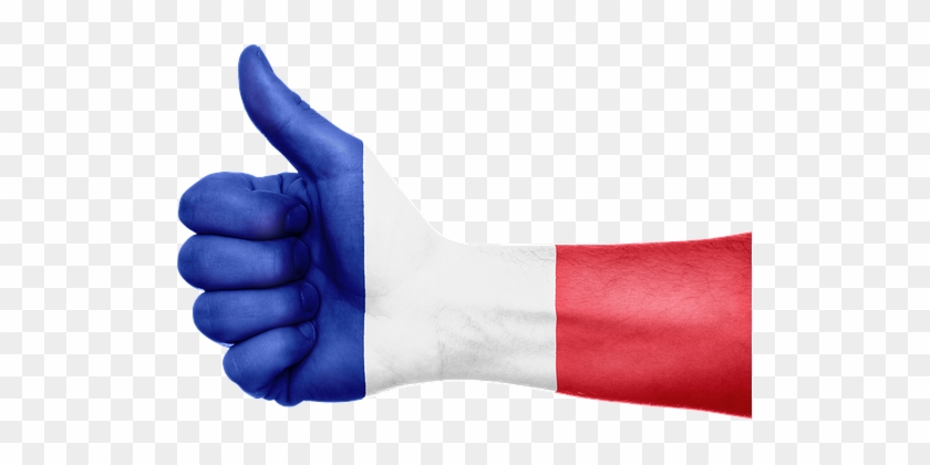 France, Flag, Hand, French, Patriotic - France Flag Hand Png #1722386