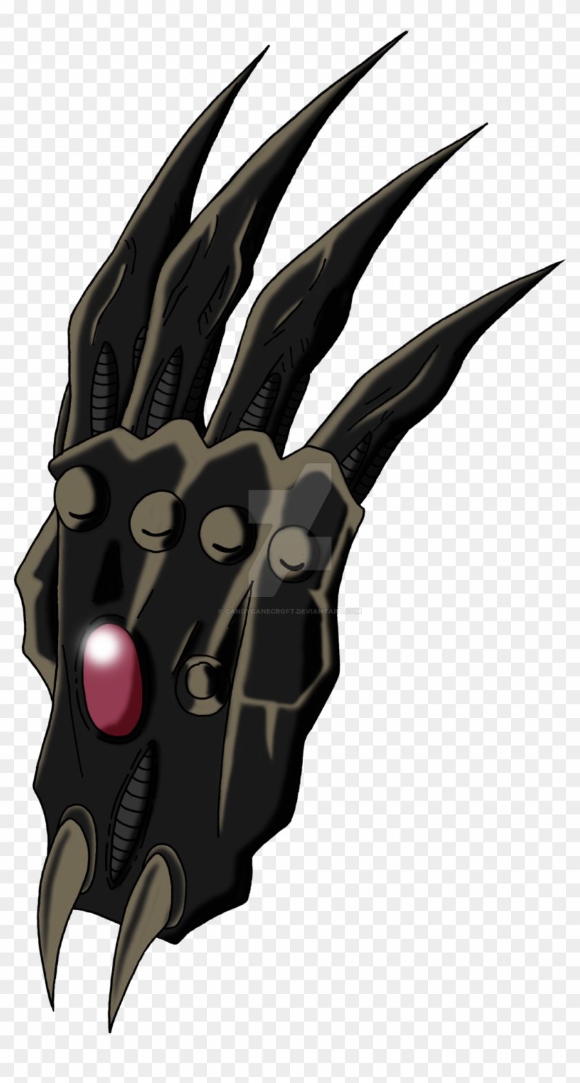 Clipart Royalty Free Library Gloves Drawing Infinity - Anime Claw Gauntlet #1722448