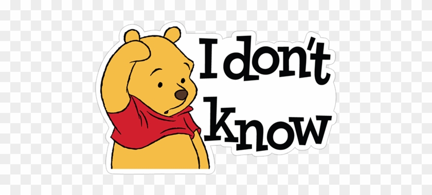 I Dont Know Idk - Cartoon - Free Transparent PNG Clipart Images Download