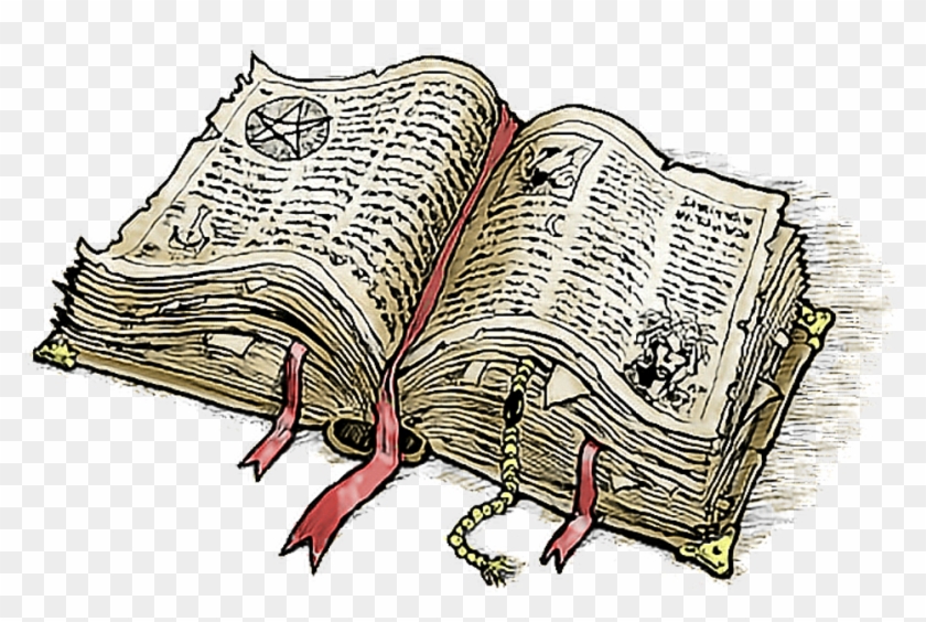 #spellbook #magic #old #aesthetic #spells #witchcraft - Spell Book Transparent #1722504