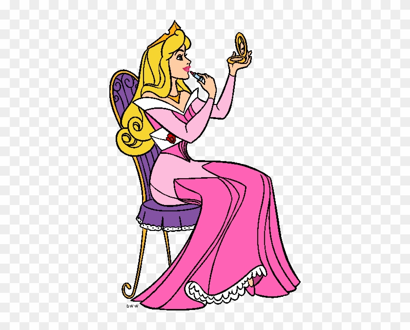 Pin Putting On Makeup Clipart - Cartoon #1722576