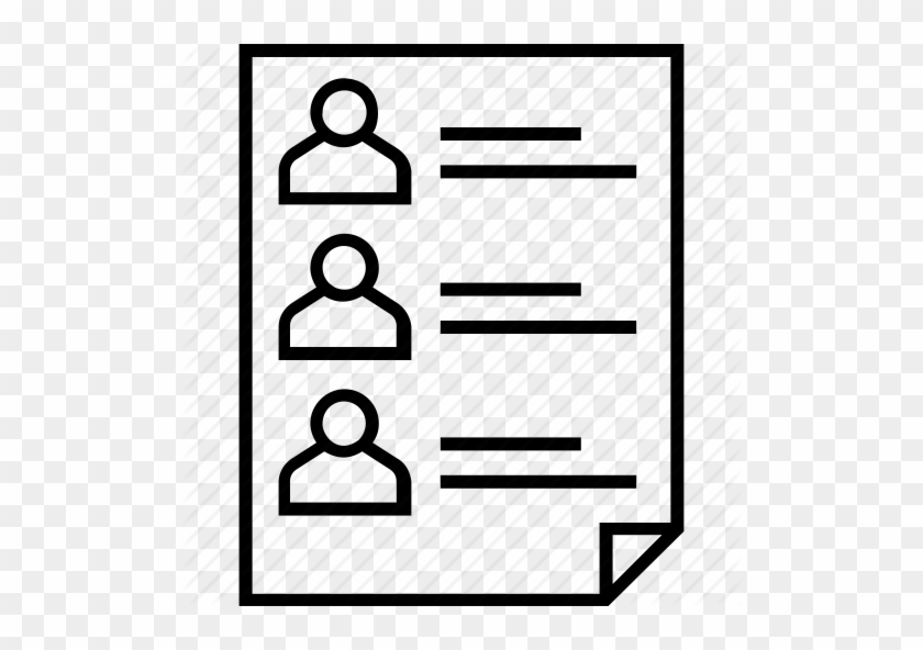 Attendance Clipart Checklist - Attendees Icon #1722608