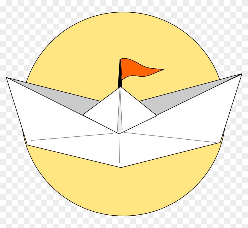 Boat, Paper, Origami, Craft - Circle #1722670