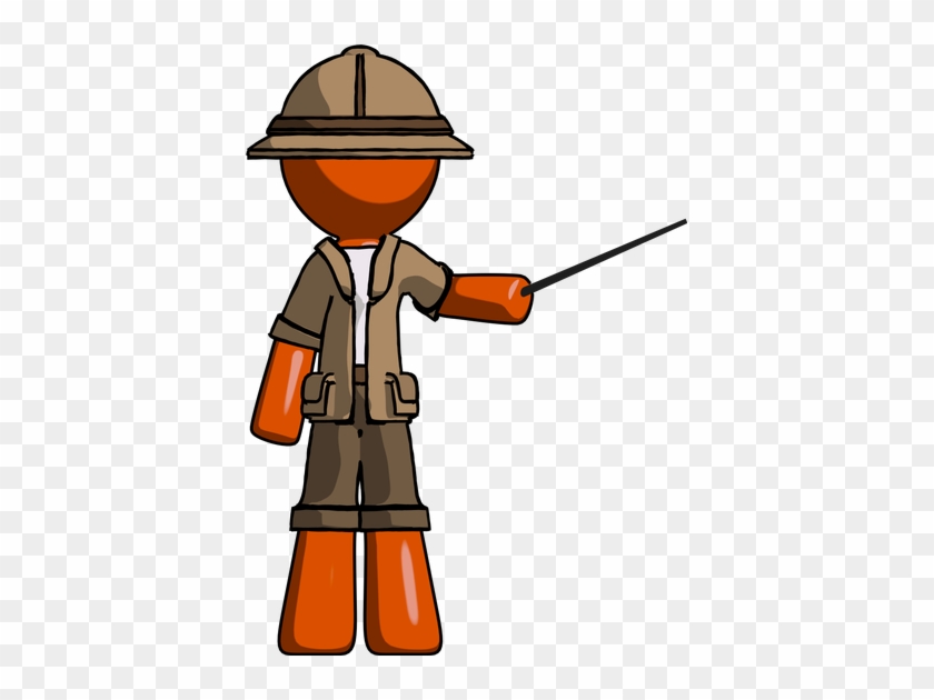 Orange Explorer Ranger Man - Stock Photography #1722886