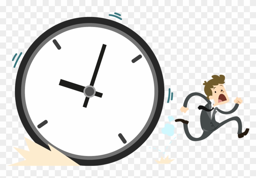 Businessman In Rush Hours - Clipart Time Management Png #1722945