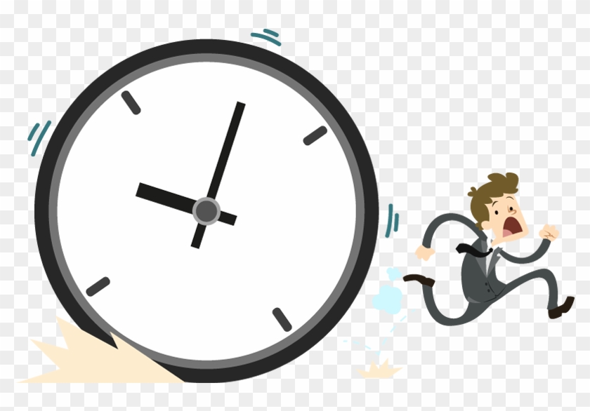Businessman In Rush Hours - Clipart Time Management Png - Free Transparent  PNG Clipart Images Download