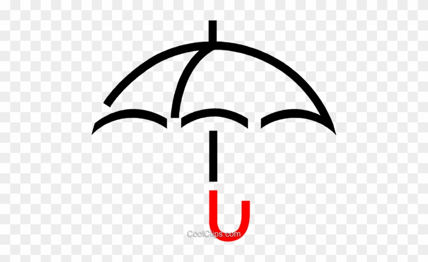 Umbrella Royalty Free Vector Clip Art Illustration - Guarda Chuva Ilustração #1722976