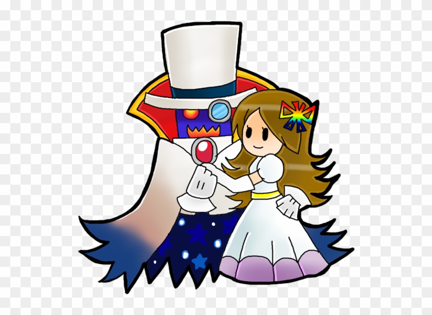 Count Bleck And Timpani Human Form Fan Art - Super Paper Mario Count Bleck Human #1723007