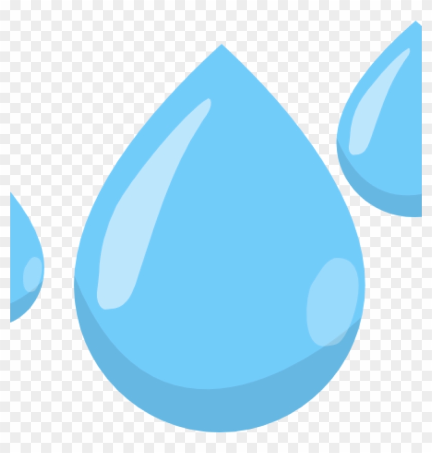 Drops Clipart Raindrop Droplet Transparent Background - Transparent Background Raindrop Clipart #1723139