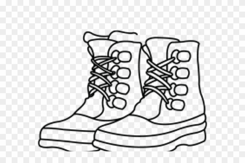 Drawn Boots Simple - Boots Drawing #1723339
