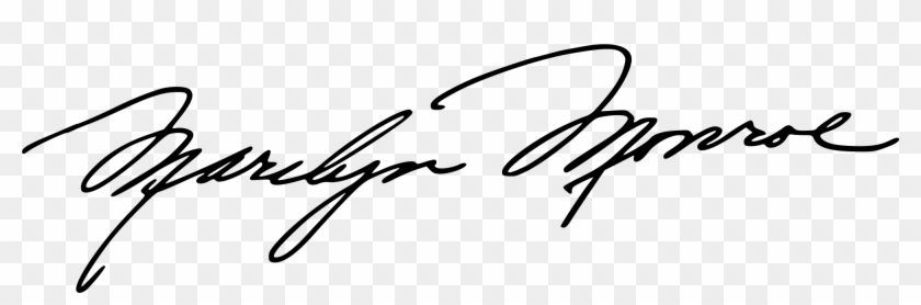 Marilyn Monroe Signature #1723349