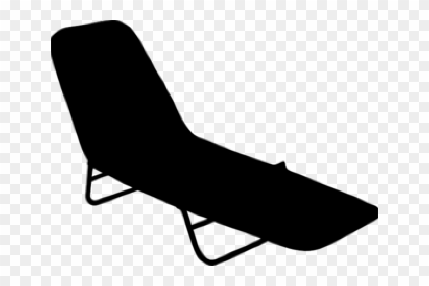 Furniture Clipart Lounge Chair - Beach Chair Clip Art #1723386