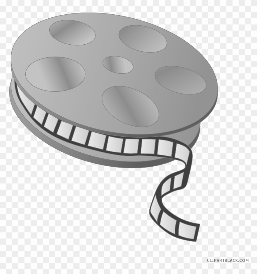 Movie Reel Tools Free Black White Clipart Images Clipartblack - Clip Art Film Reel #1723395