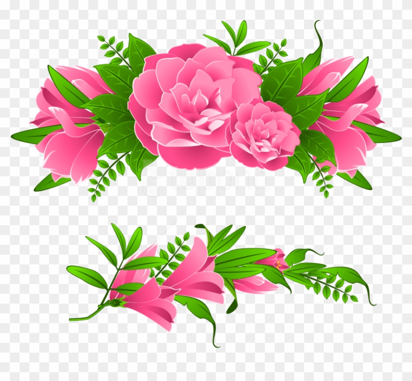 Flowers Borders Free Png Images Toppng - Flowers Border Clipart Png #1723512