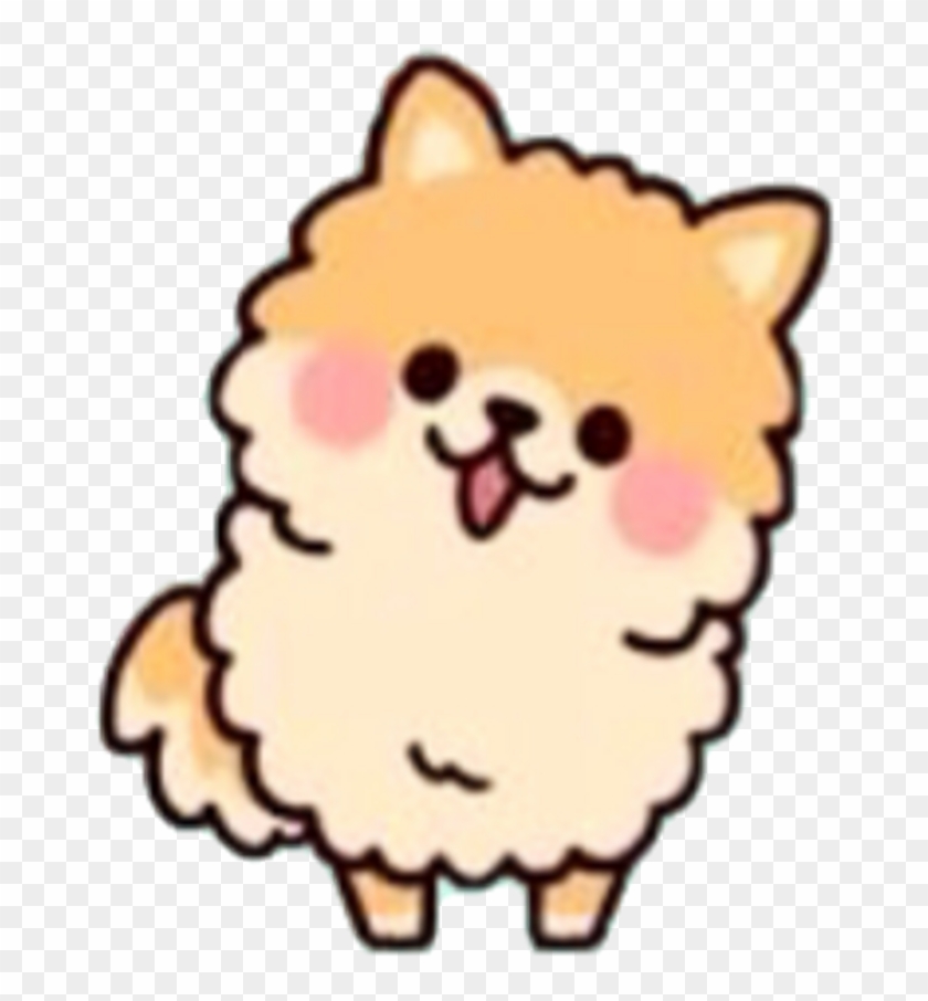 #corgi #cute #kawaii #kawaiicorgi #blush #freetoedit - Kawaii Pomeranian Drawing #1723523