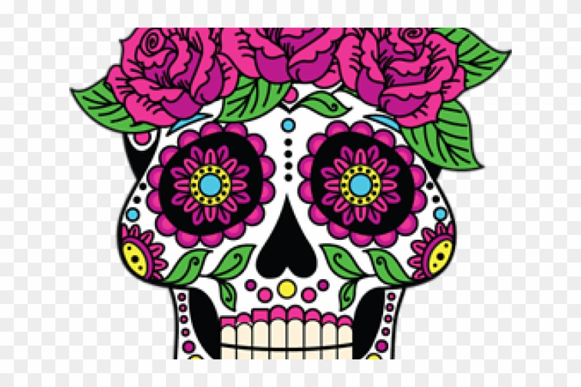 Day Of The Dead Clipart Rose - Day Of The Dead Cliparts #1723534