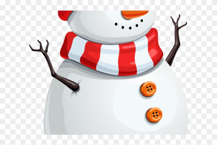 Adorable Clipart Snow Man - Christmas Snowman Clipart Png #1723635
