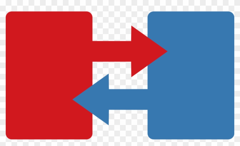 Blue And Red Arrow Png Clipart Red Arrow Clip Art - Blue And Red Arrow Png #1723679