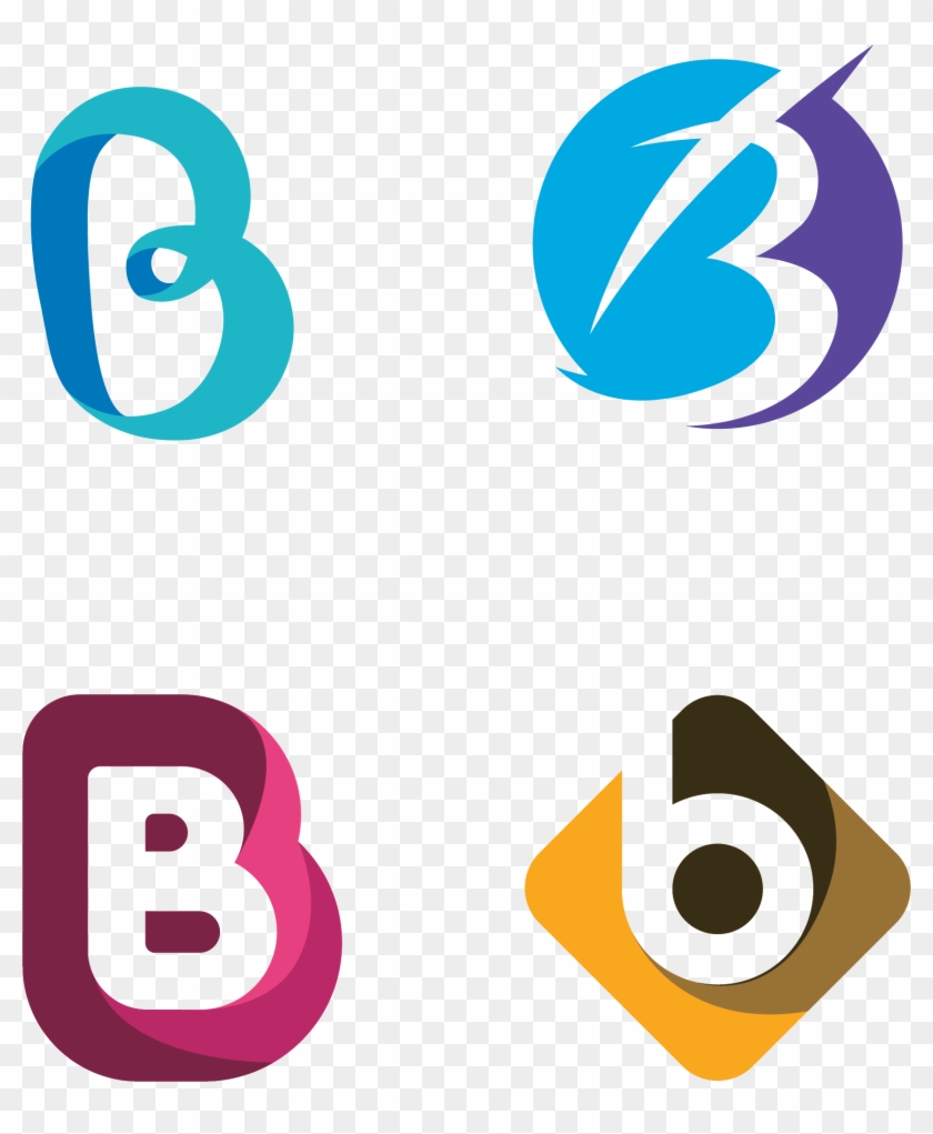 Lettering Clipart Hand Logo - Alphabet B Logo #1723827