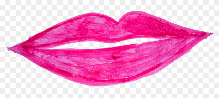 Watercolor Lips Png - Anthurium #1723893