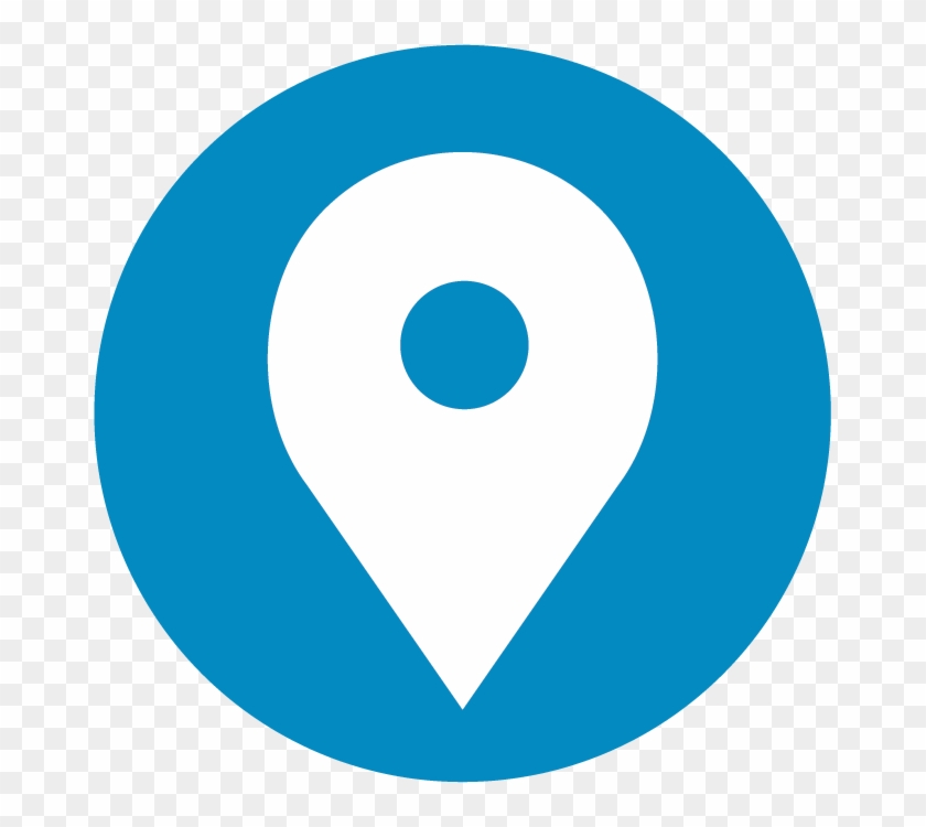 Crime Map - Email Icon Round Blue #1724166