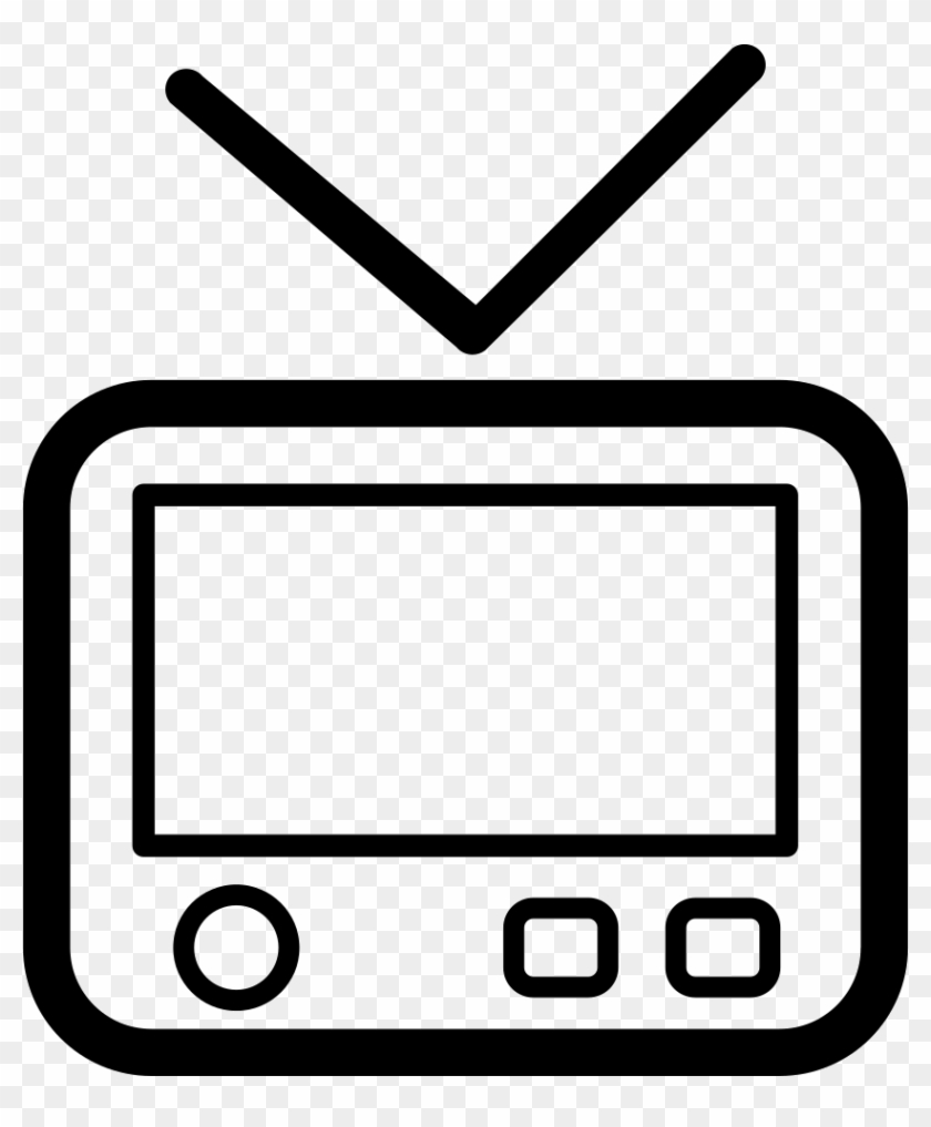 Vintage Retro Tv Monitor Comments - Free Tv Symbol #1724243