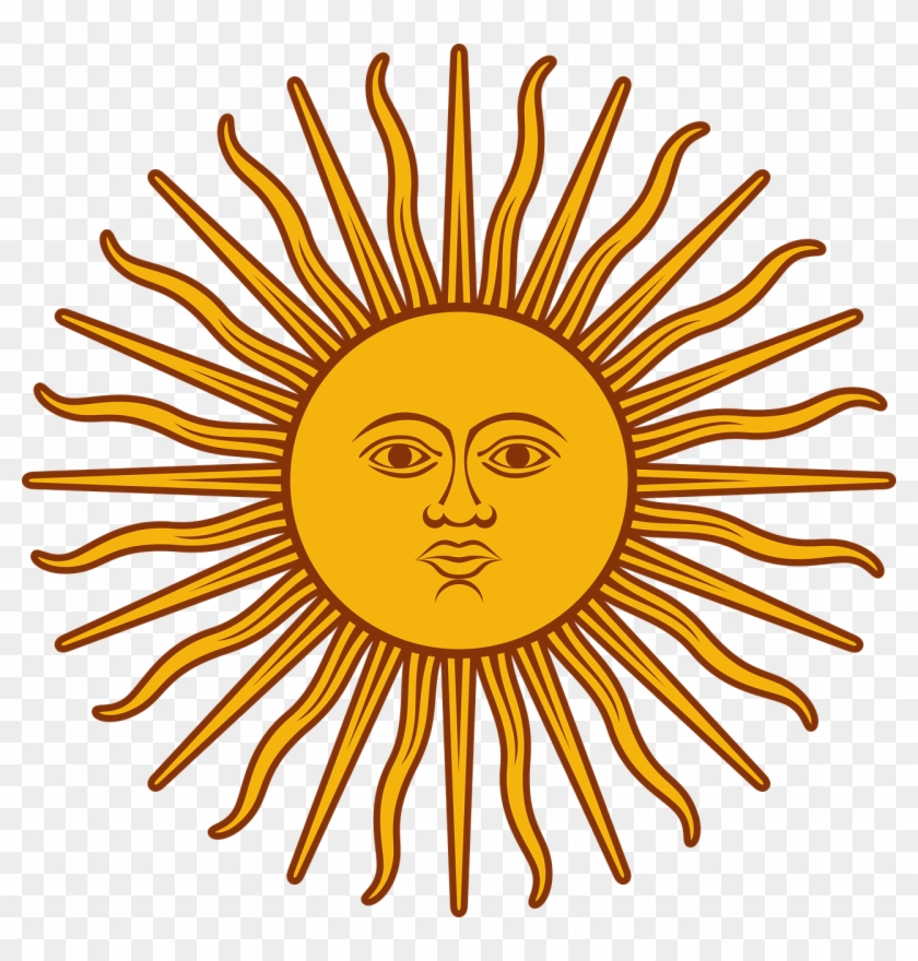 Face Png Image Mix Transparent Background - Argentina Flag Sun #1724416