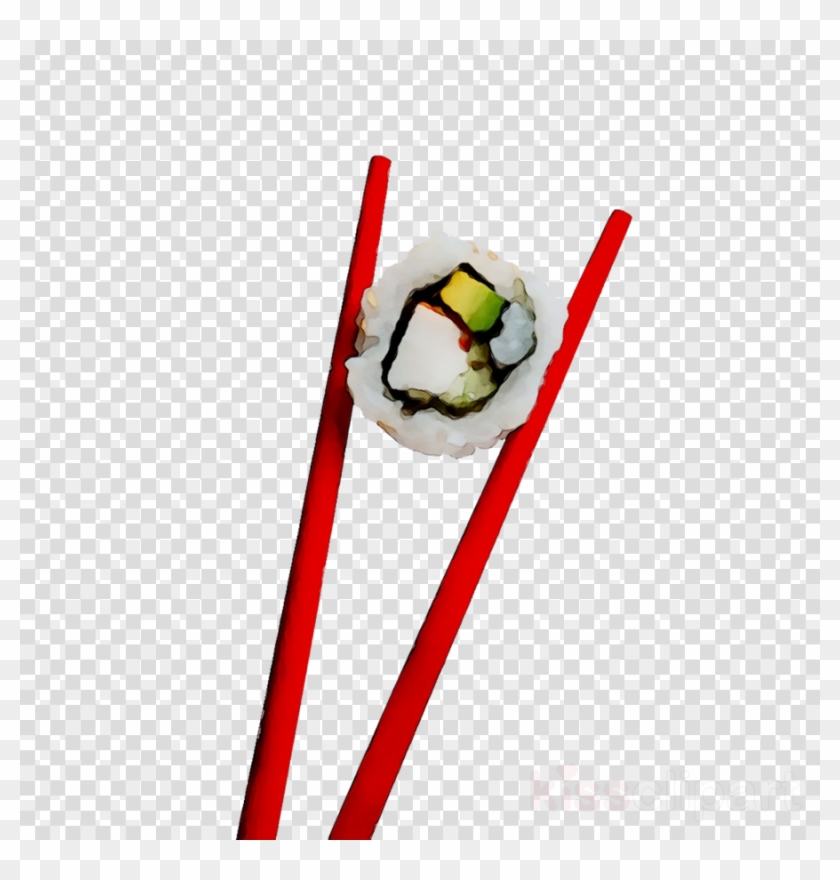 Chopsticks Clipart Chopsticks - Banana Leaf Clip Art #1724474