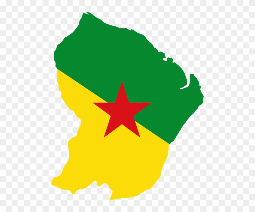 French Guiana Flag - French Guiana Flag Map - Free Transparent PNG ...