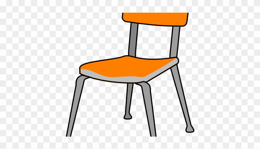 Student Chair Clip Art At Clker - Chair Clipart Black And White Png #1724617