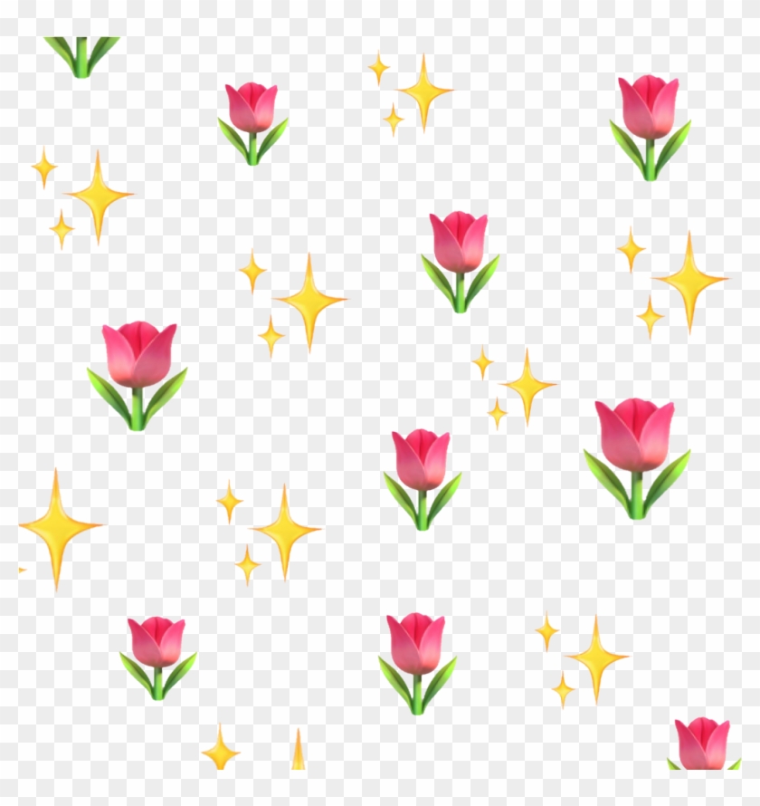 #flowers #png #sparkle #shine #emojis #yellow #pink - Pink Emojis Png #1724626
