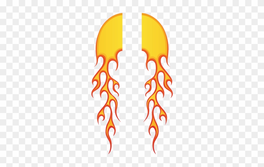 Pair Clipart Color Orange - Vector Fire #1724829