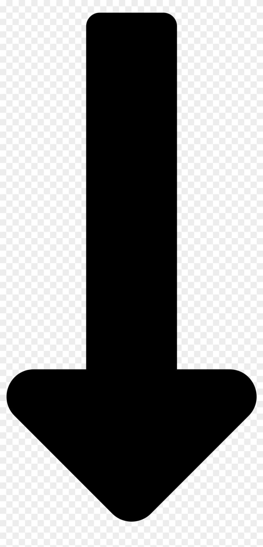 Long Arrow Png - Vertical Arrow Down #1725007