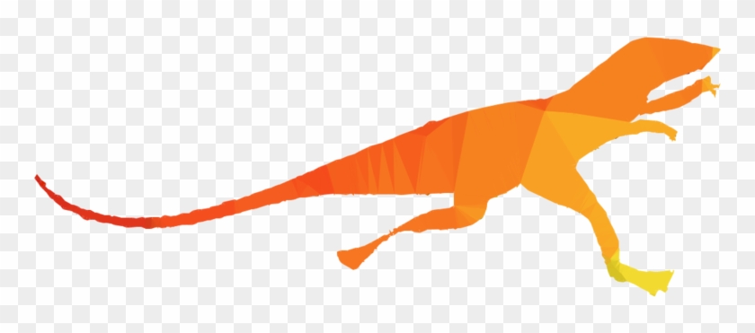 Orange Clipart Tyrannosaurus Velociraptor Clip Art - Illustration #1725406